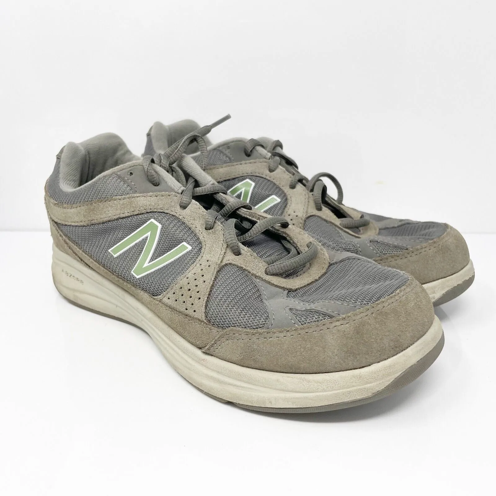 New Balance Mens 877 MW877GT Gray Casual Shoes Sneakers Size 7.5 4E