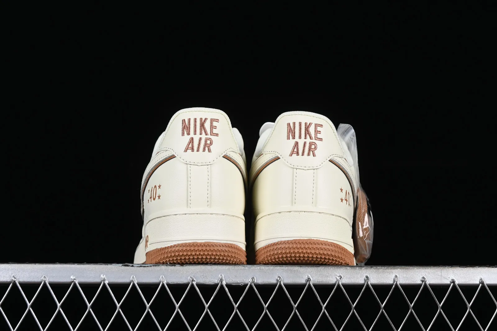 Nike Air Force 1 07 Low Cream White Brown Gold DQ7658-109