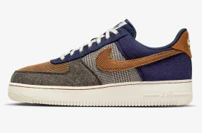 Nike Air Force 1 07 PRM Midnight Navy Brown FQ8744-410