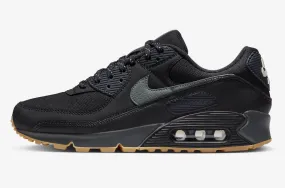 Nike Air Max 90 Black Anthracite Smoke Grey Gum Light Brown FV0387-001