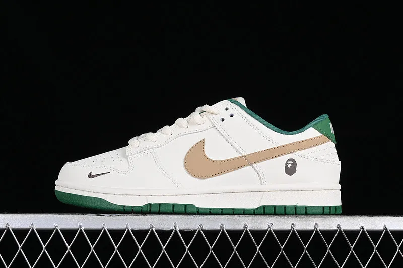 Nike SB Dunk Low BAPE White Green Brown XH0923-154