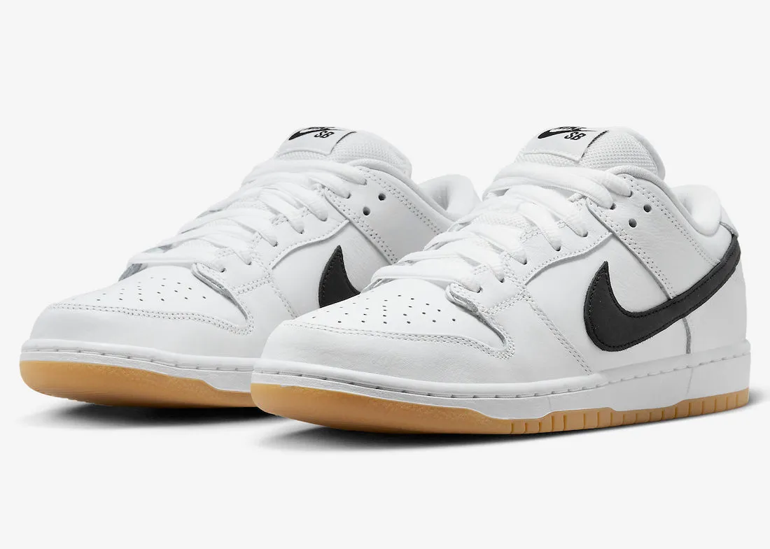 Nike SB Dunk Low Pro White Gum Light Brown Black CD2563-101