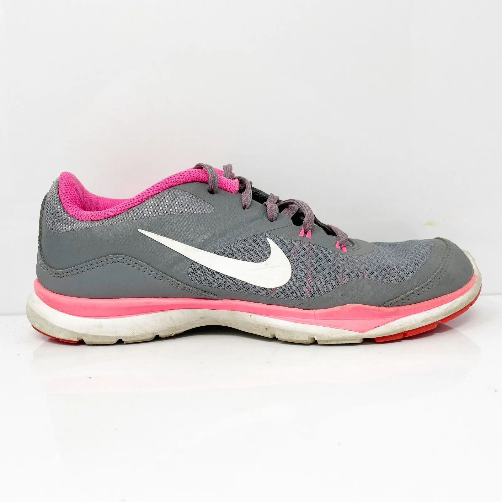 Nike Womens Flex Trainer 5 724858-003 Gray Running Shoes Sneakers Size 7