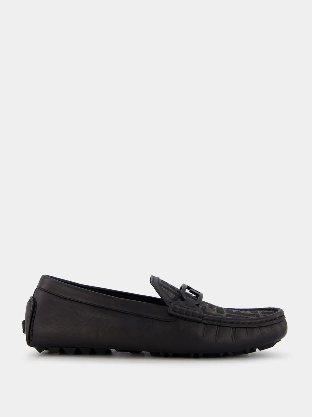 O'Lock Black Leather Loafers