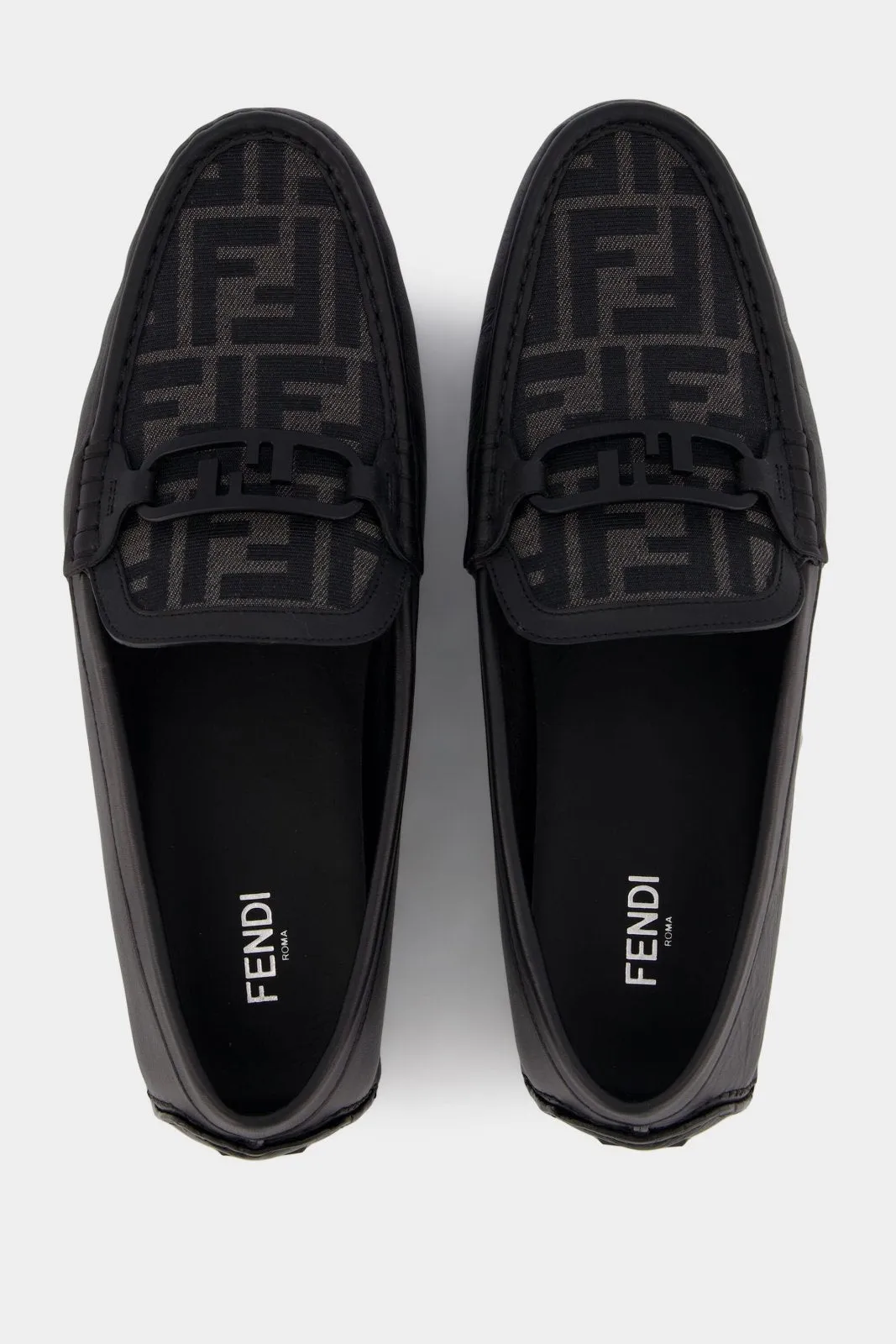 O'Lock Black Leather Loafers