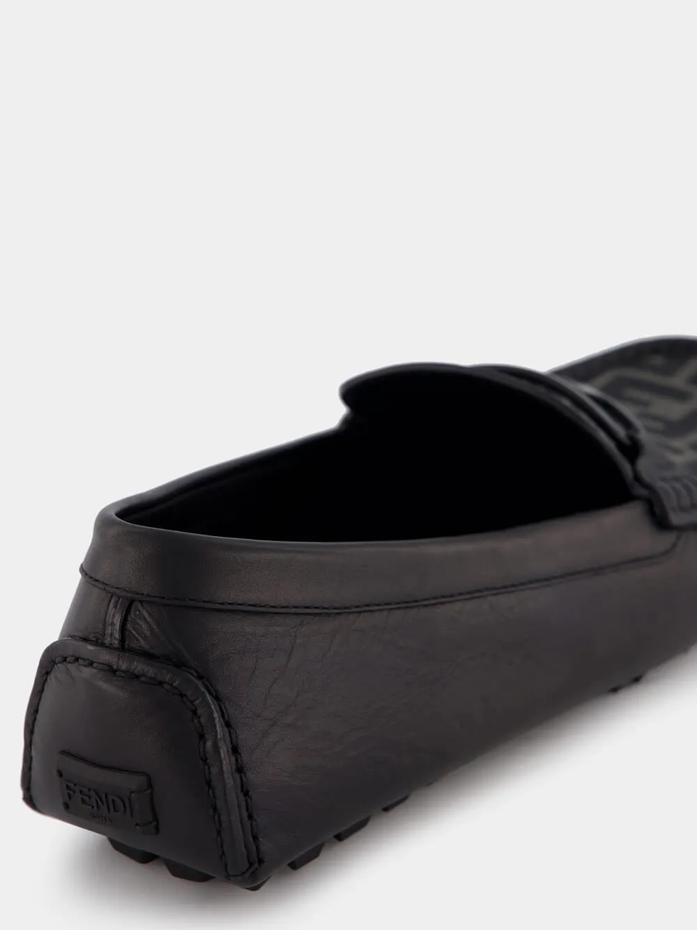 O'Lock Black Leather Loafers