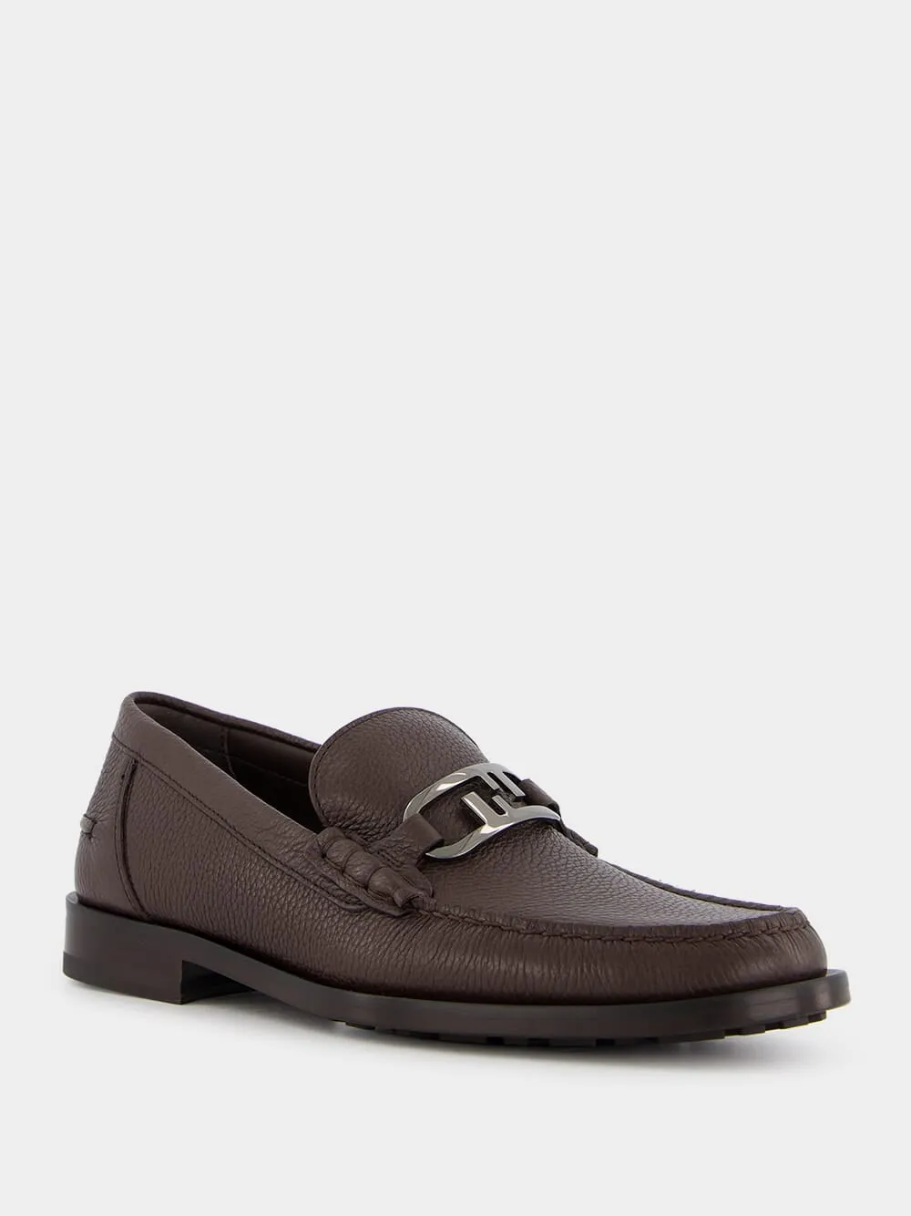 O'Lock Brown Leather Loafers