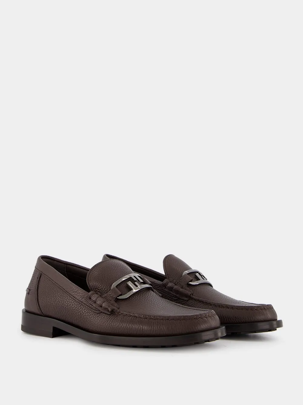 O'Lock Brown Leather Loafers