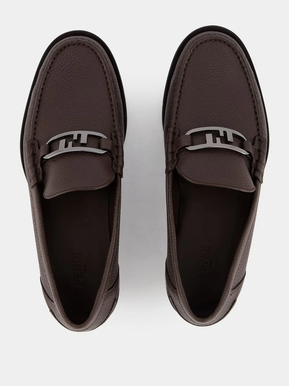 O'Lock Brown Leather Loafers