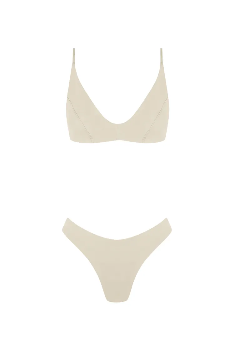 Osirisea Contour Bikini Top - Sand