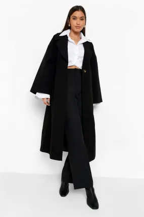 Oversized Wool Look Coat