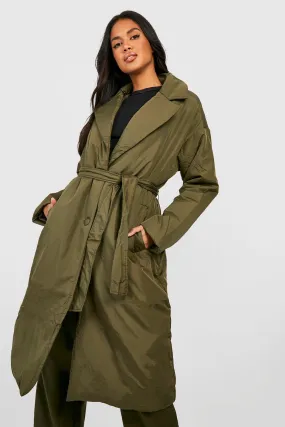 Padded Trench Coat