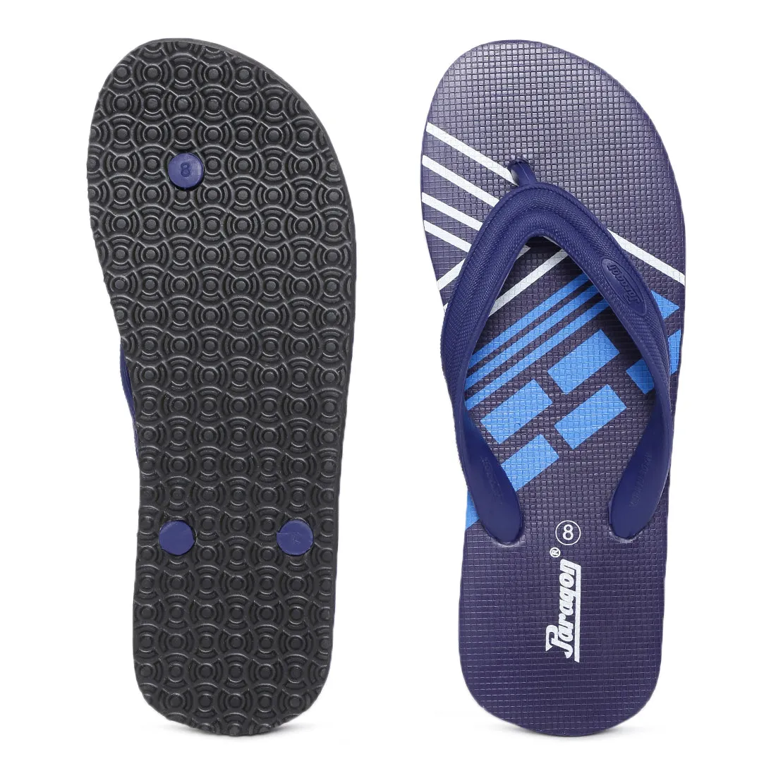 Paragon  HWK3701G Men Stylish Lightweight Flipflops | Casual & Comfortable Daily-wear Slippers for Indoor & Outdoor | For Everyd