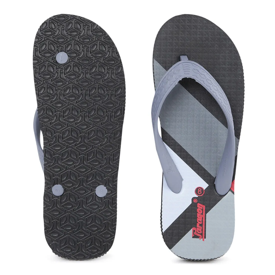 Paragon  HWK3709G Men Stylish Lightweight Flipflops | Casual & Comfortable Daily-wear Slippers for Indoor & Outdoor | For Everyd