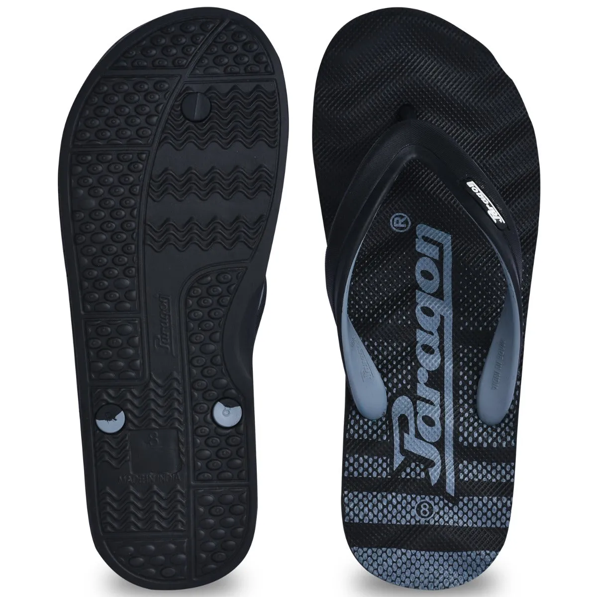 Paragon  HWK3721G Men Stylish Lightweight Flipflops | Casual & Comfortable Daily-wear Slippers for Indoor & Outdoor | For Everyd