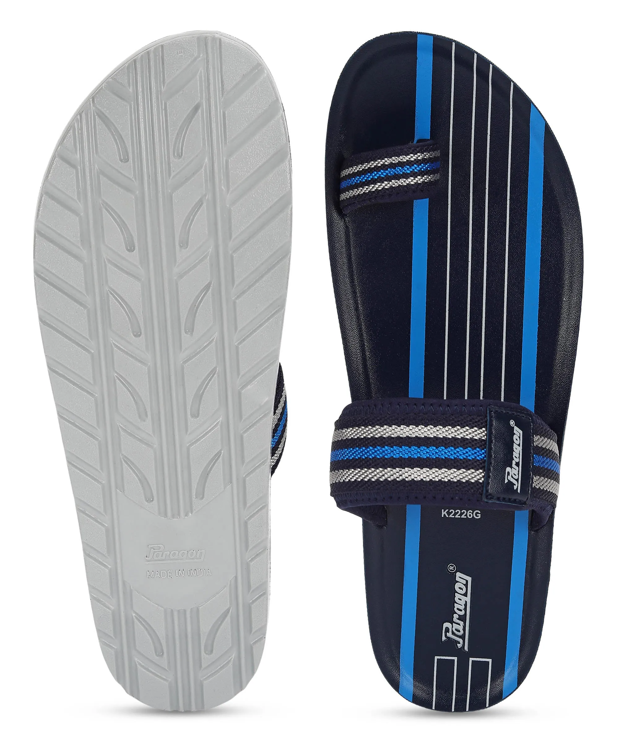 Paragon PUK2226G Men Stylish Lightweight Flipflops | Comfortable with Anti skid soles | Casual & Trendy Slippers | Indoor & Outd