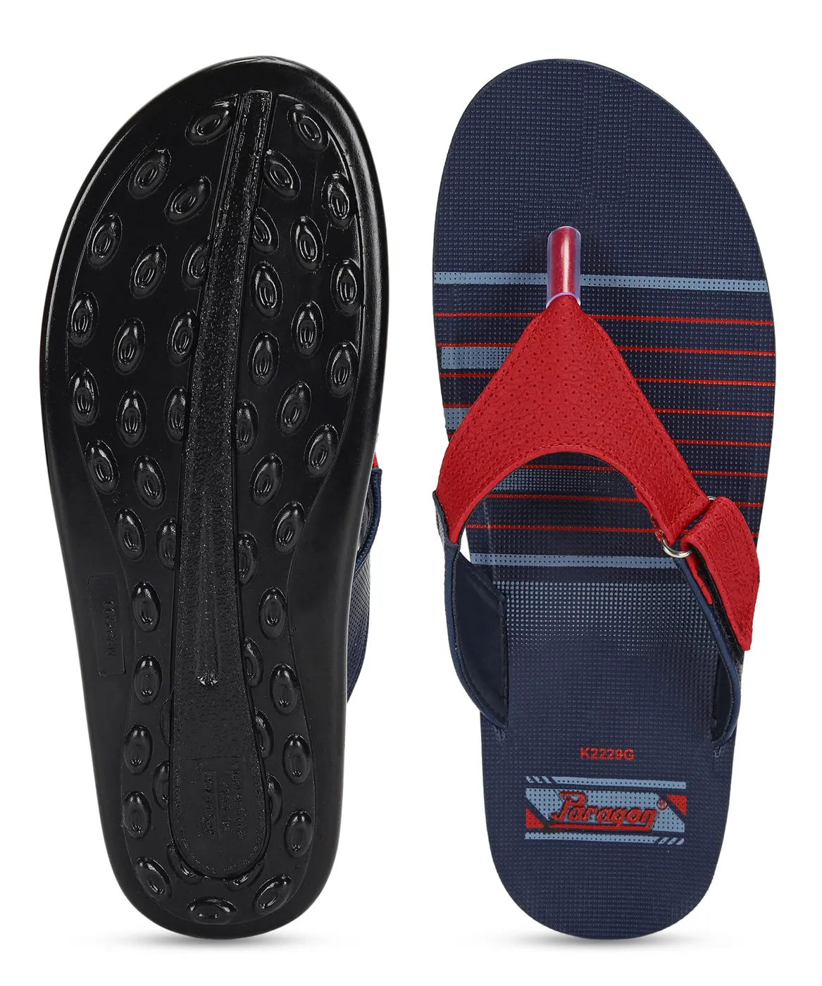 Paragon PUK2229G Men Stylish Lightweight Flipflops | Comfortable with Anti skid soles | Casual & Trendy Slippers | Indoor & Outd