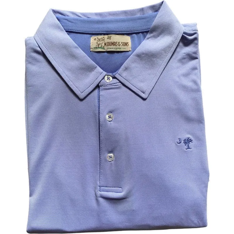 Performance Palmetto Polo- Ocean Stripe