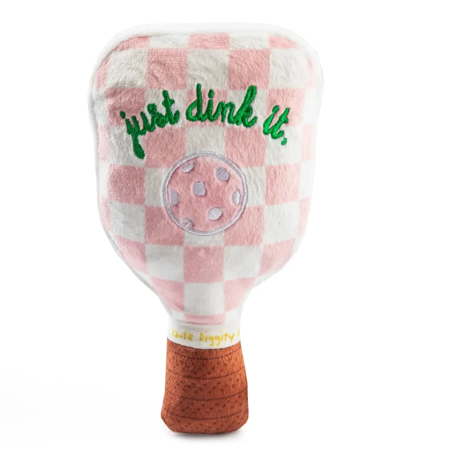 Pickleball Paddle Dog Toy - (green or pink)