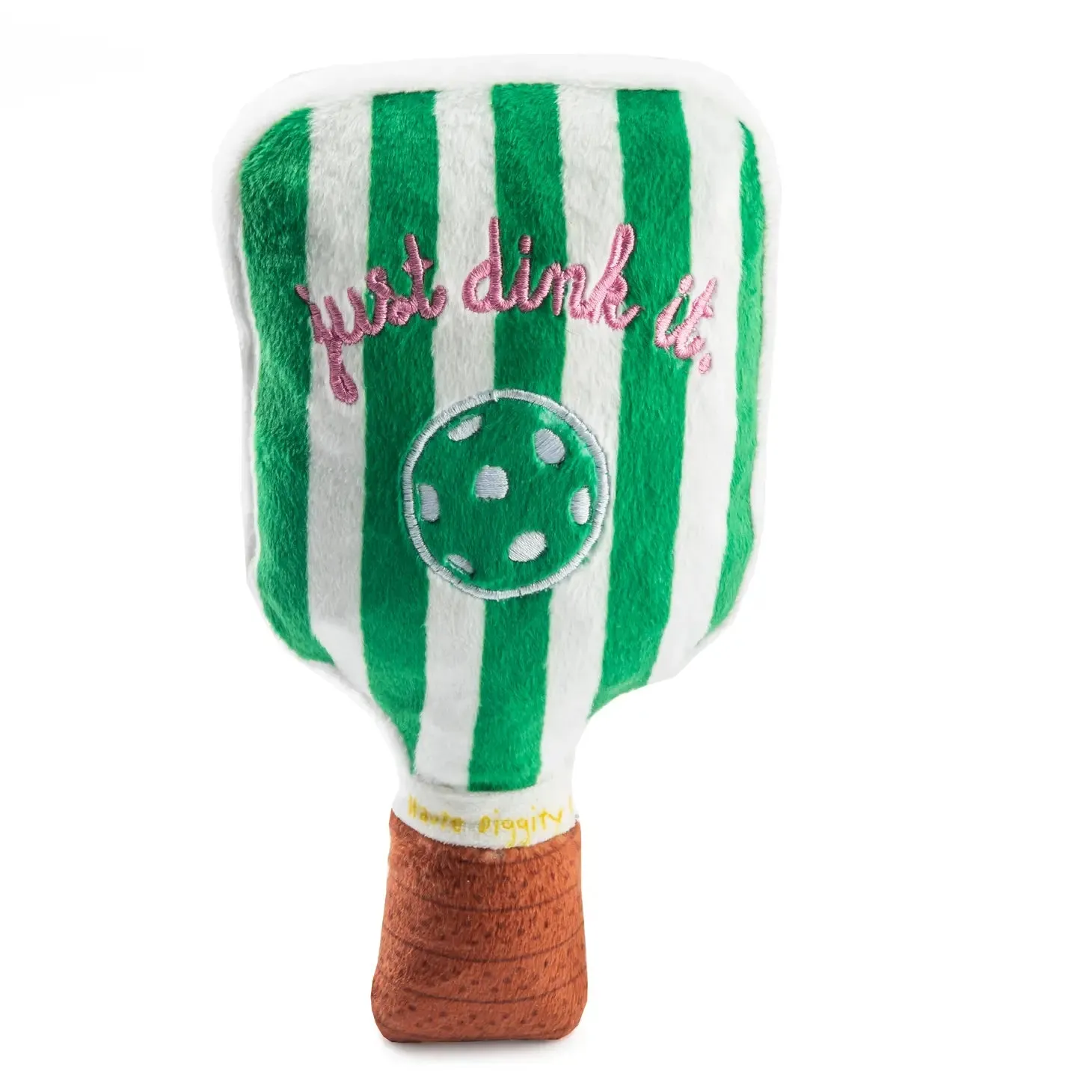 Pickleball Paddle Dog Toy - (green or pink)