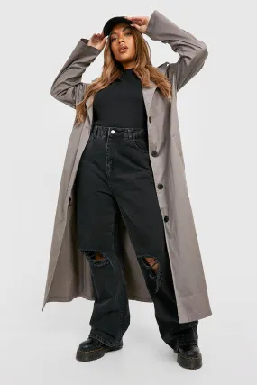 Plus Oversized Trench Coat