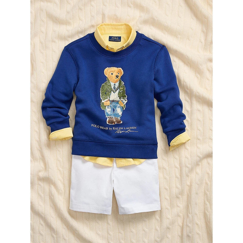 Polo Ralph Lauren Little Boy's Polo Bear Fleece Sweatshirt