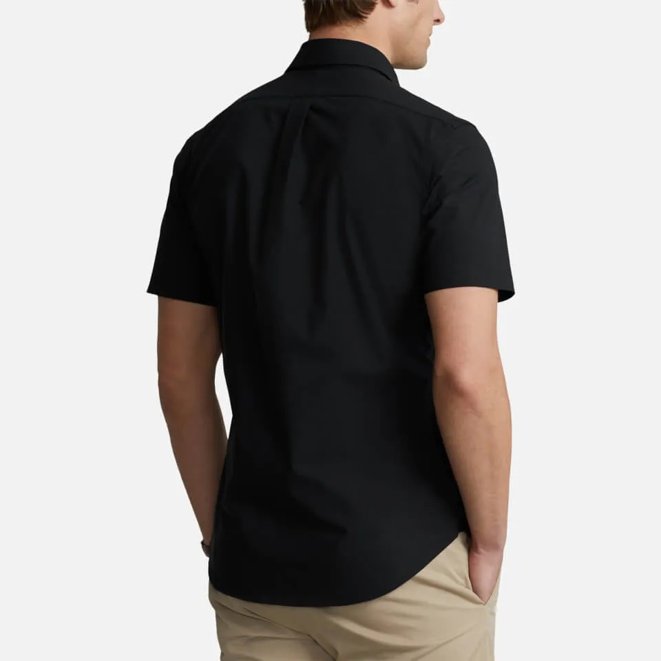 Polo Ralph Lauren Men's Poplin Short Sleeve Shirt - Polo Black - S | Coggles