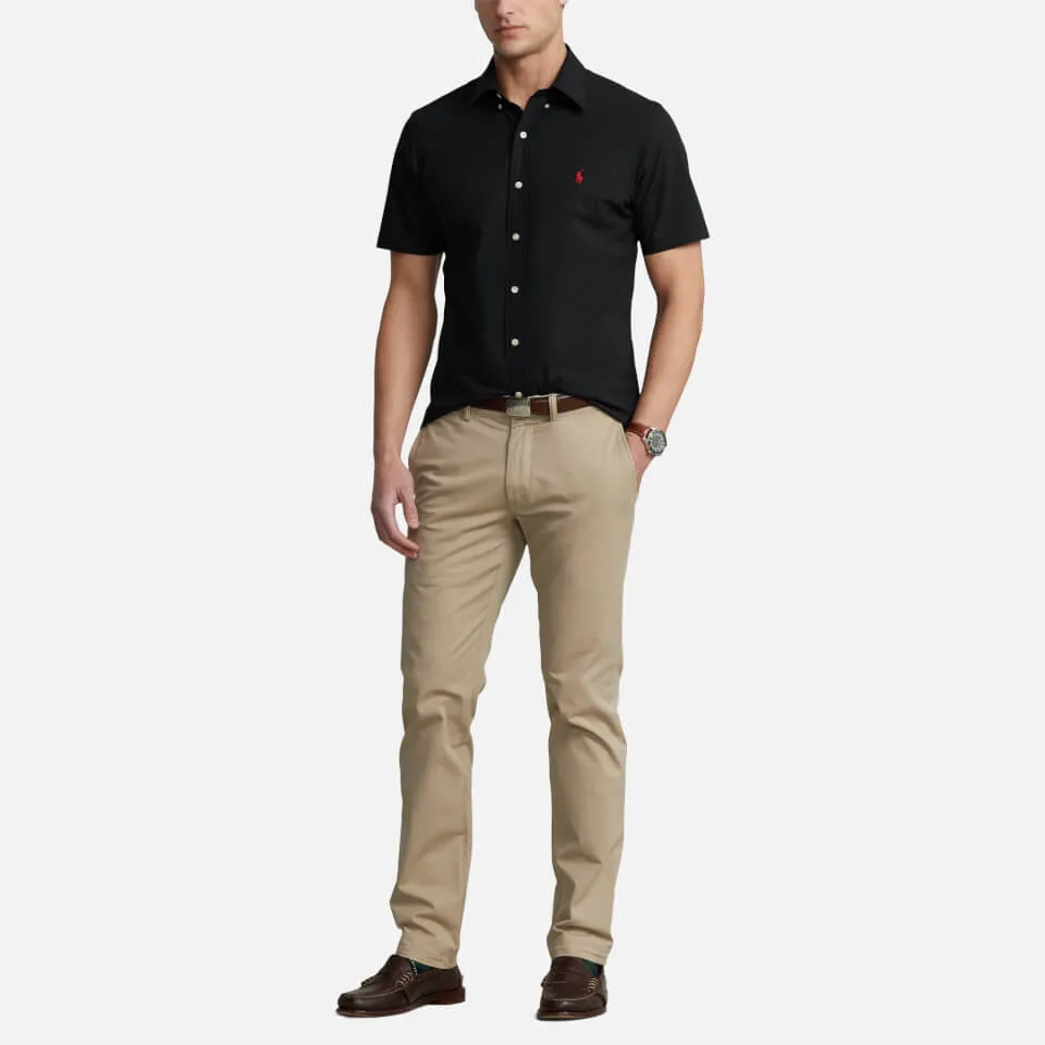 Polo Ralph Lauren Men's Poplin Short Sleeve Shirt - Polo Black - S | Coggles