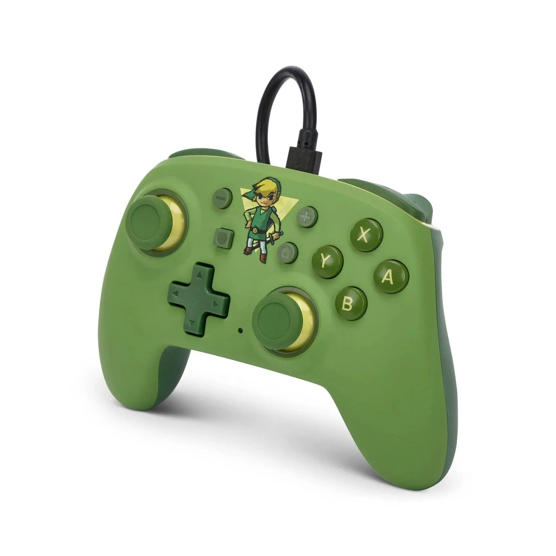 PowerA Nano Wired Controller Nintendo Switch Toon Link Green