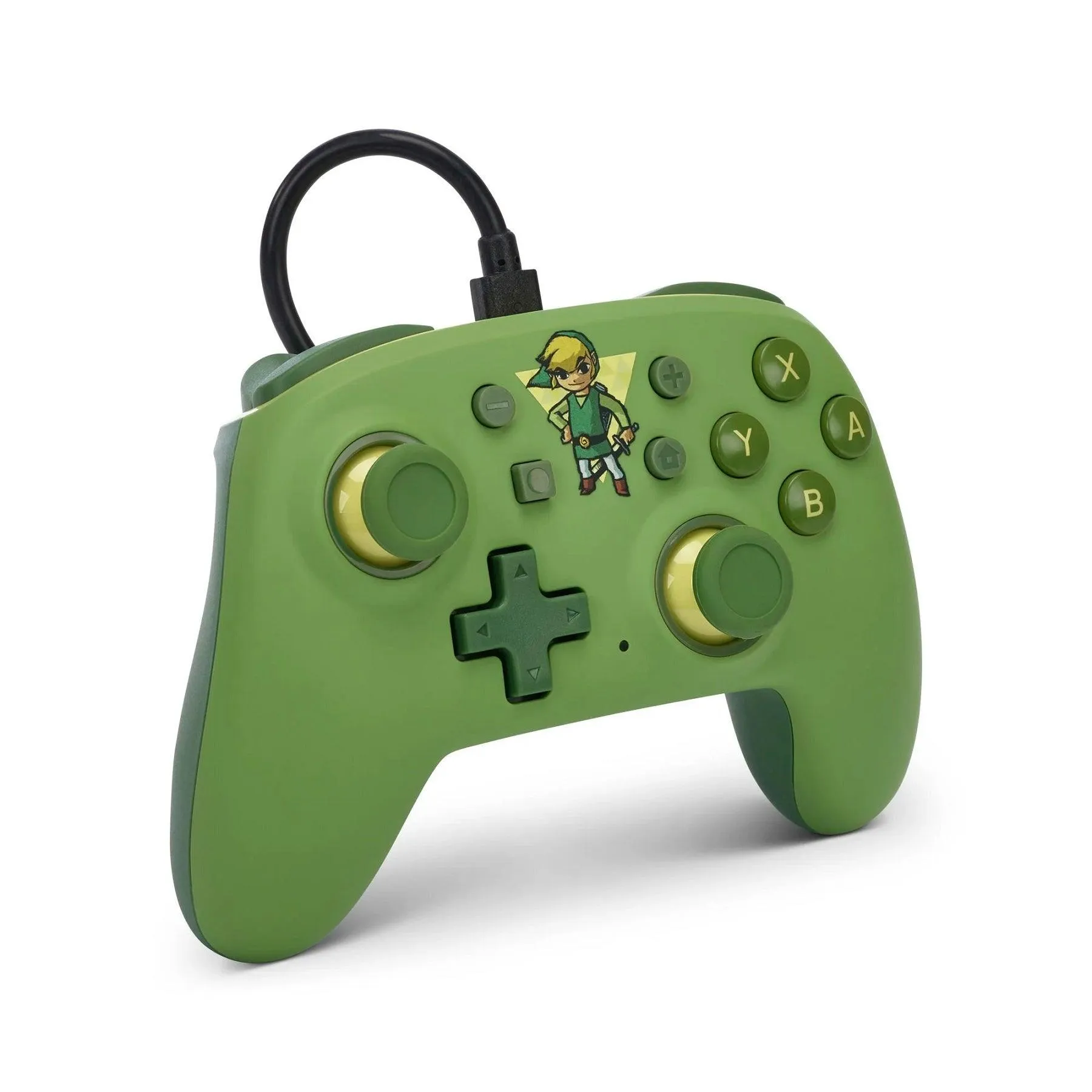 PowerA Nano Wired Controller Nintendo Switch Toon Link Green