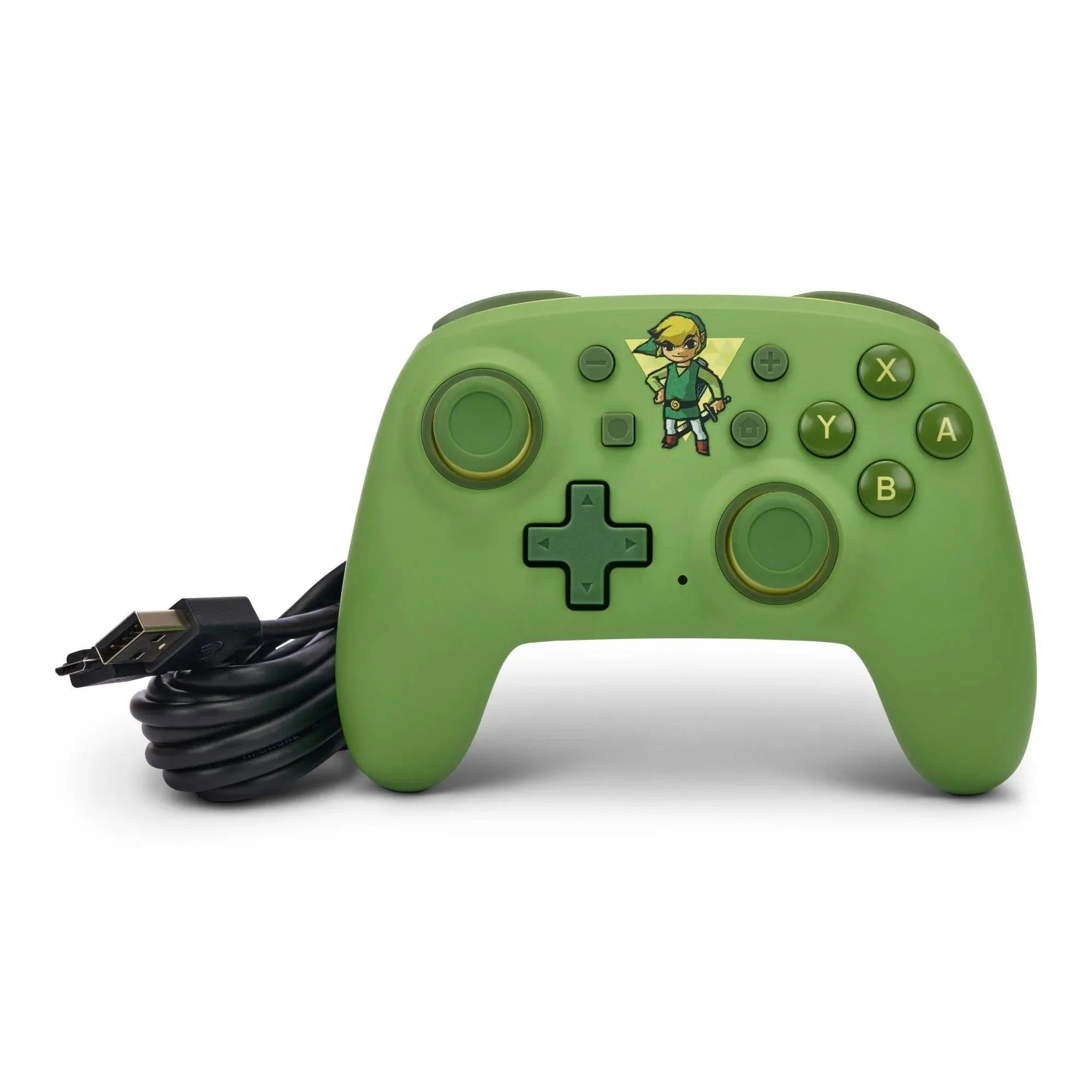 PowerA Nano Wired Controller Nintendo Switch Toon Link Green