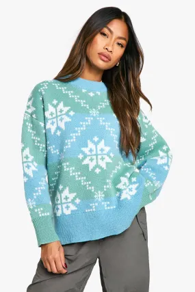 Premium Fairisle Oversized Knitted Sweater