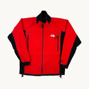 Red 90s The North Face Gore Windstopper Fleece Sweatshirt (M)