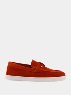 Red Chambeliboat Crosta Retournee Loafers