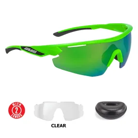 Salice 012 RWP Mirror Polarised Green-Black - DISCONTINUED