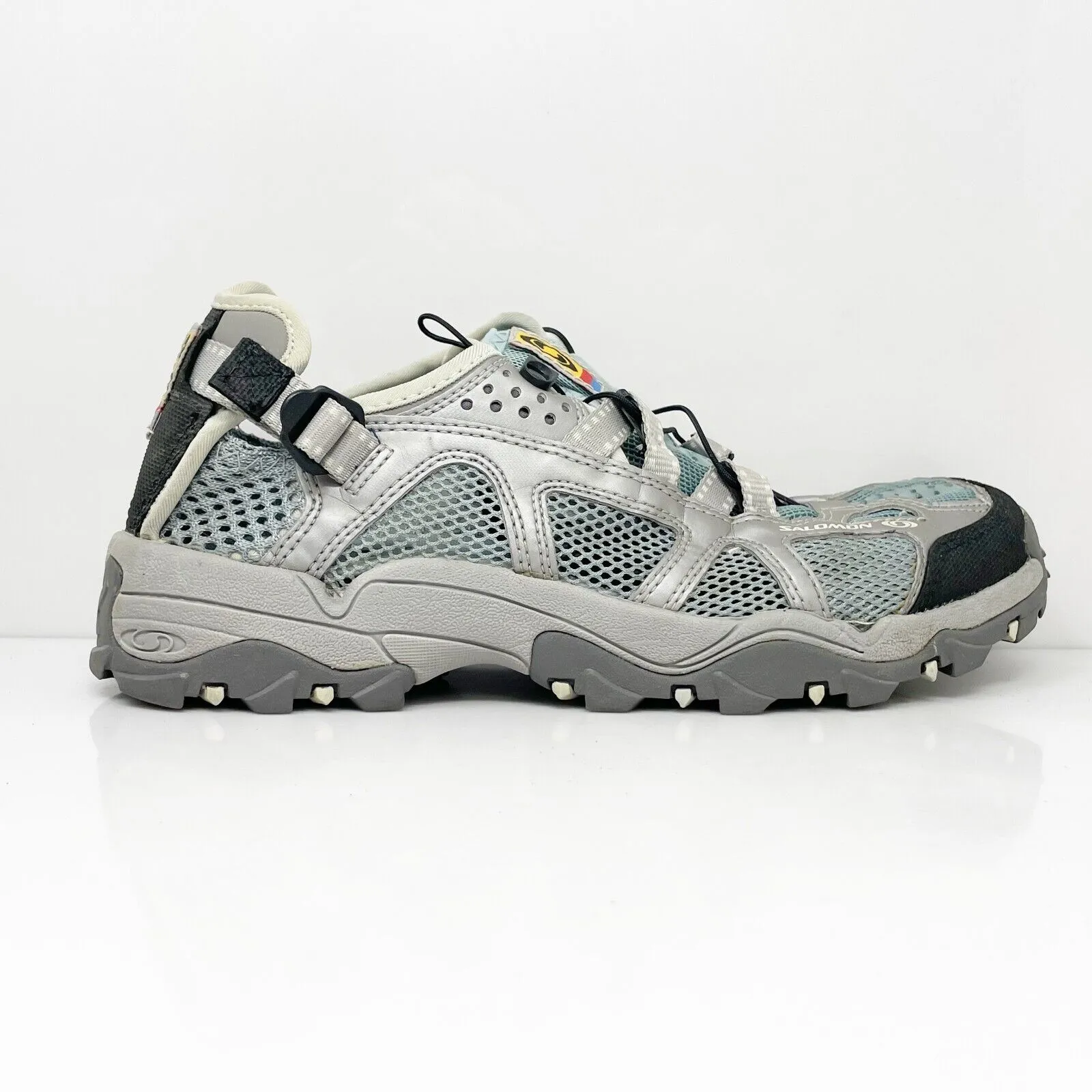 Salomon Womens Techamphibian 2 873088 Gray Hiking Shoes Sneakers Size 9.5