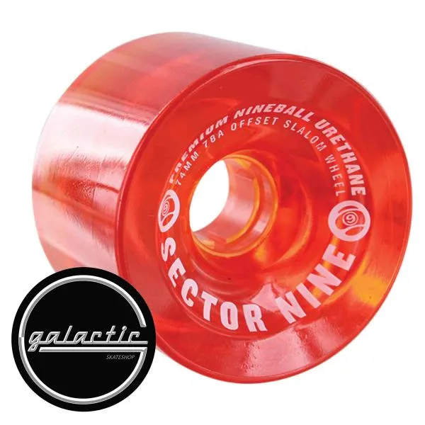 Sector 9 74mm NineBalls 78a Wheel Red