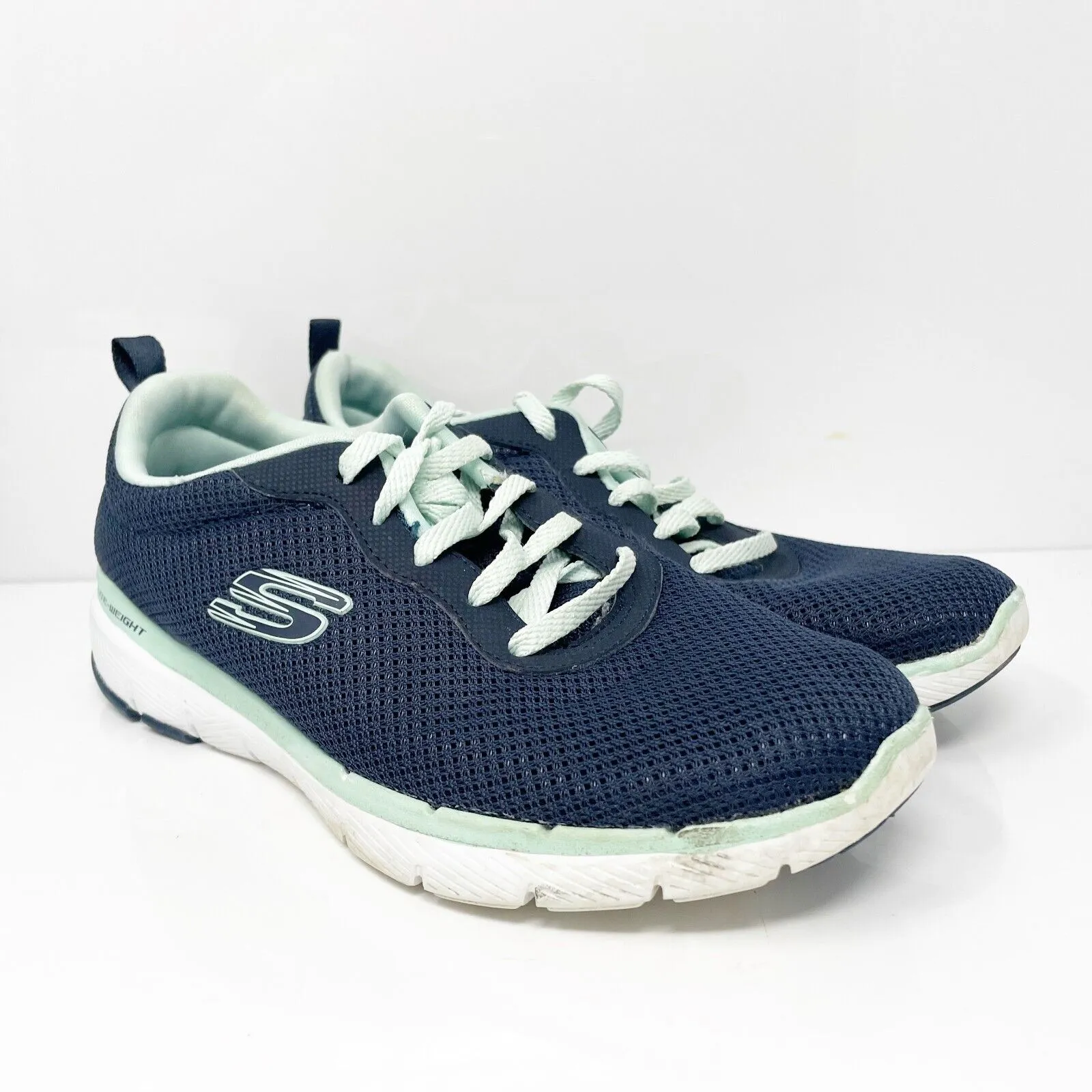 Skechers Womens Flex Appeal 3.0 13070TX Blue Running Shoes Sneakers Size 7