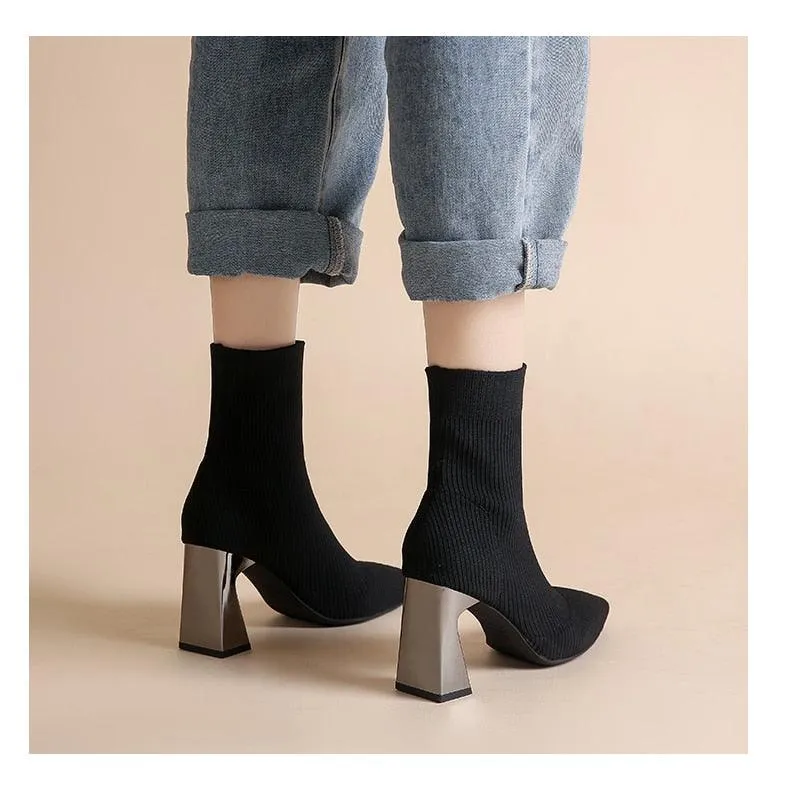 Sock Ankle Boots