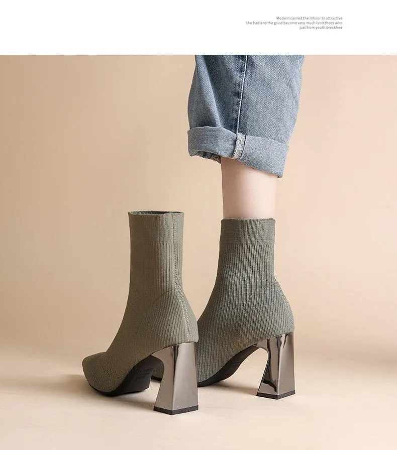 Sock Ankle Boots