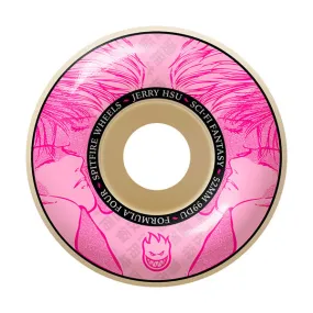 Spitfire x Sci-Fi Fantasy Formular Four 99D Jerry Hsu Classic Natural/Pink 52mm