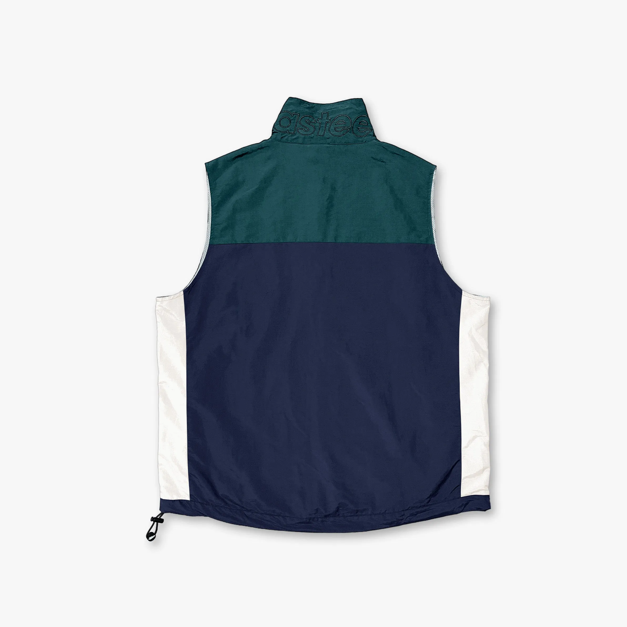 SPORTS WIND VEST - DARK TEAL/NAVY/WHITE