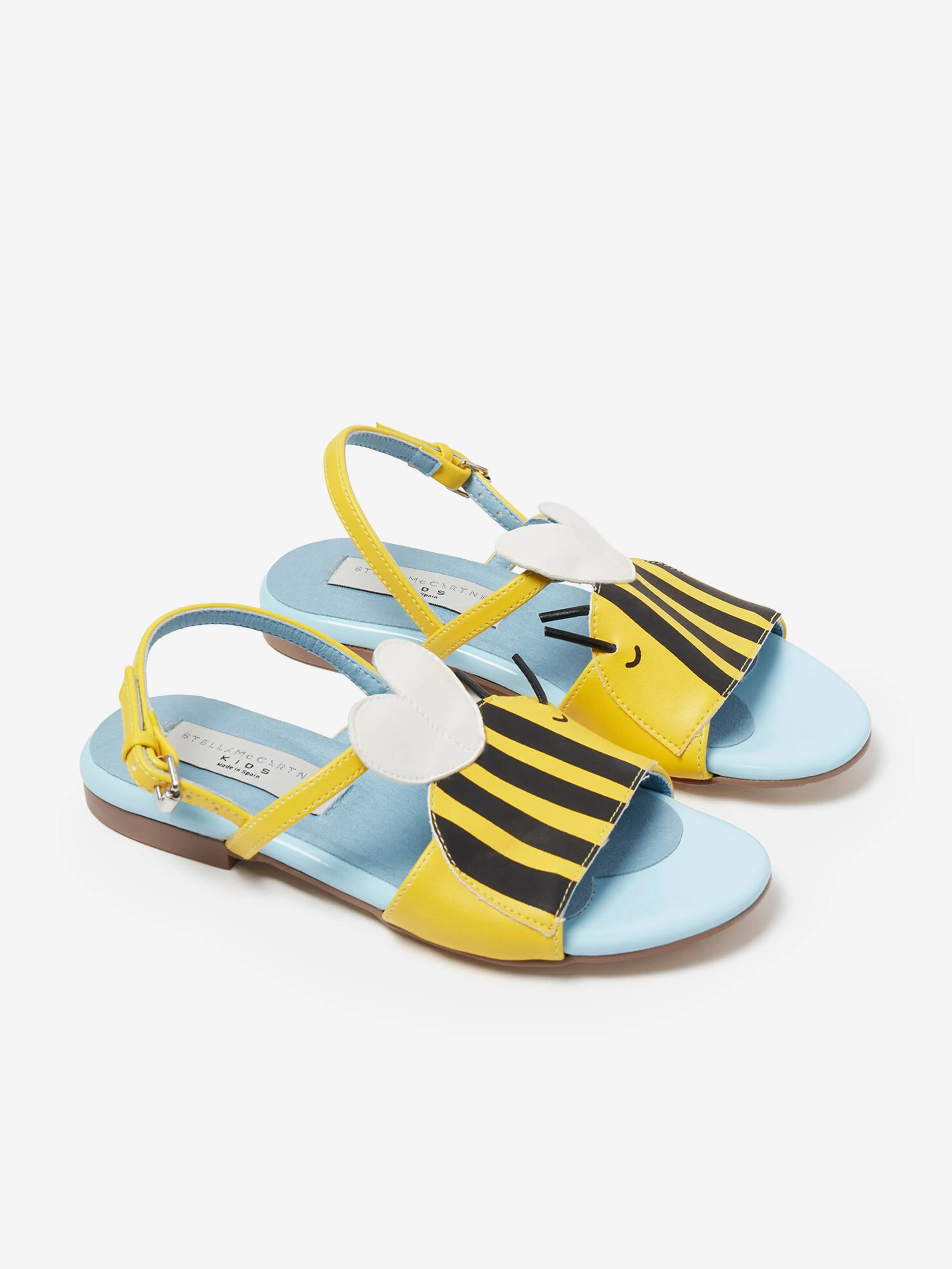 Stella McCartney Girls Bee Sandals in Yellow