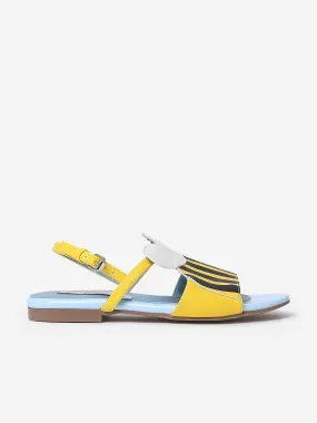 Stella McCartney Girls Bee Sandals in Yellow