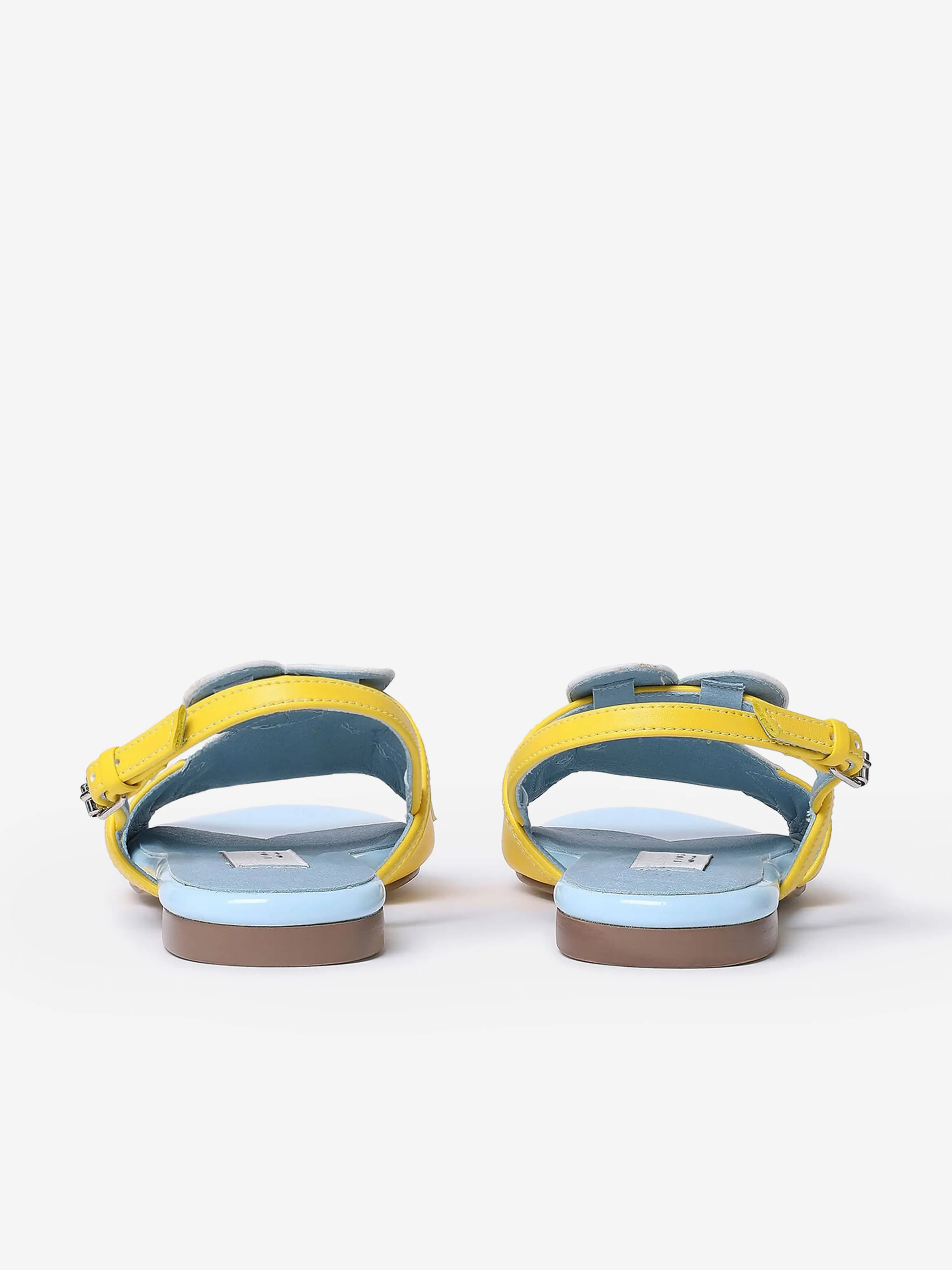 Stella McCartney Girls Bee Sandals in Yellow