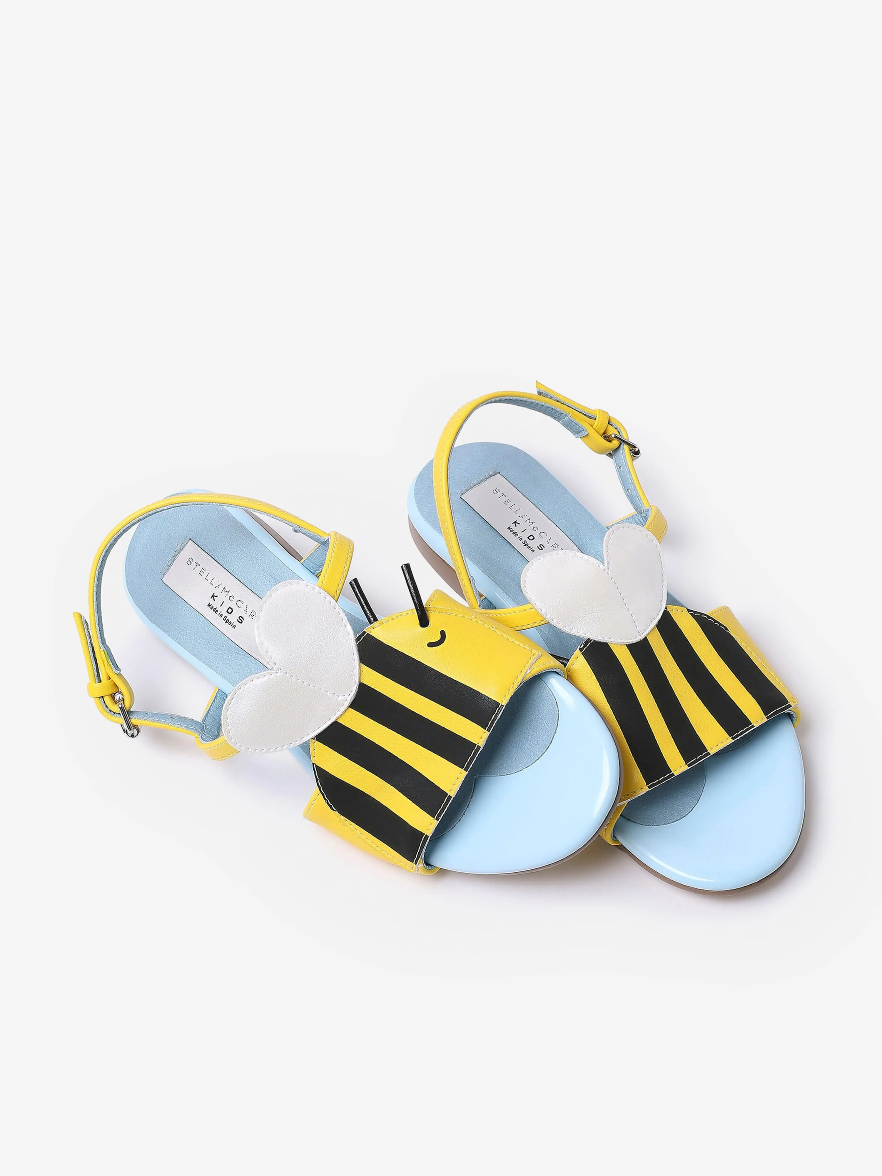 Stella McCartney Girls Bee Sandals in Yellow