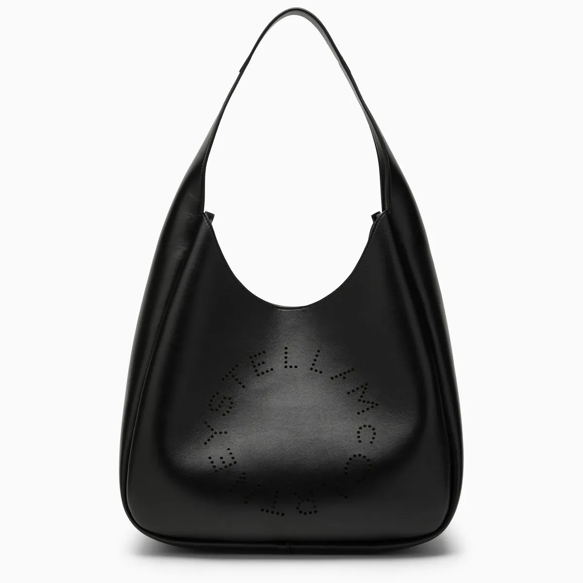 Stella McCartney    Stella Mc Cartney Black Logo Medium Tote Bag