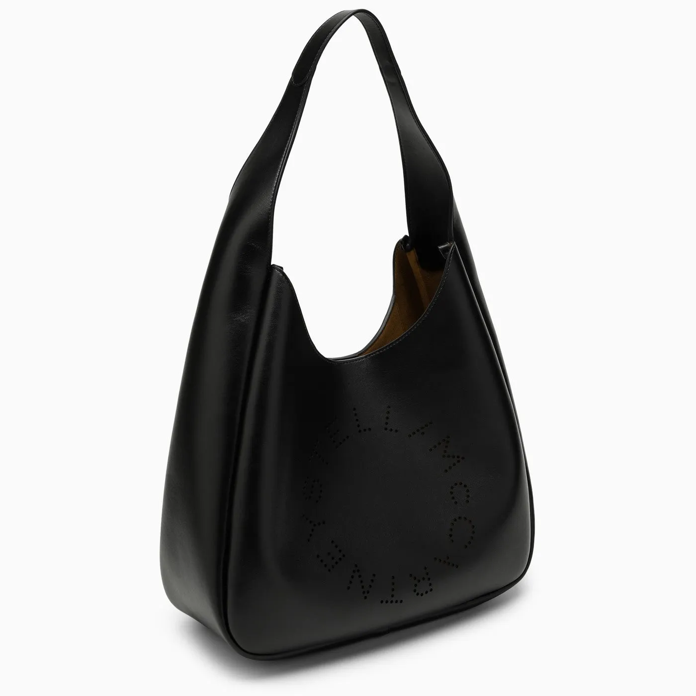 Stella McCartney    Stella Mc Cartney Black Logo Medium Tote Bag