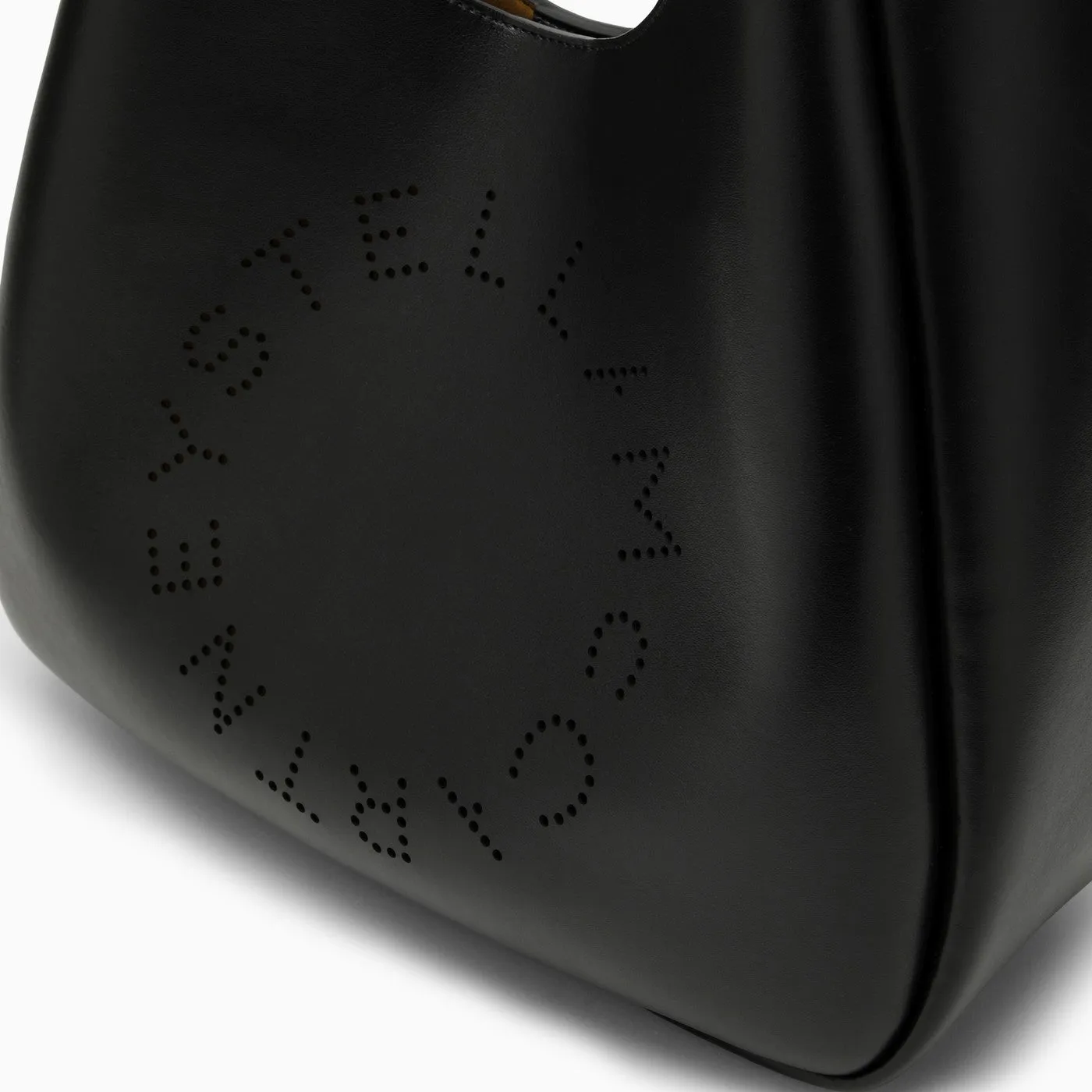 Stella McCartney    Stella Mc Cartney Black Logo Medium Tote Bag