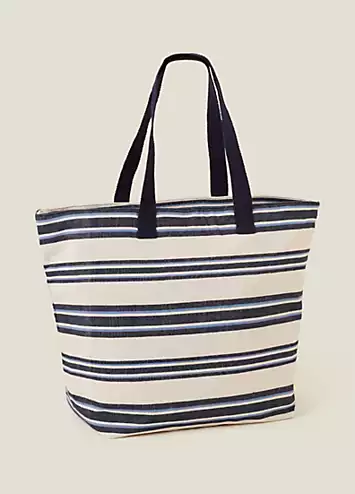 Stripe Beach Tote Bag by Accessorize | Look Again